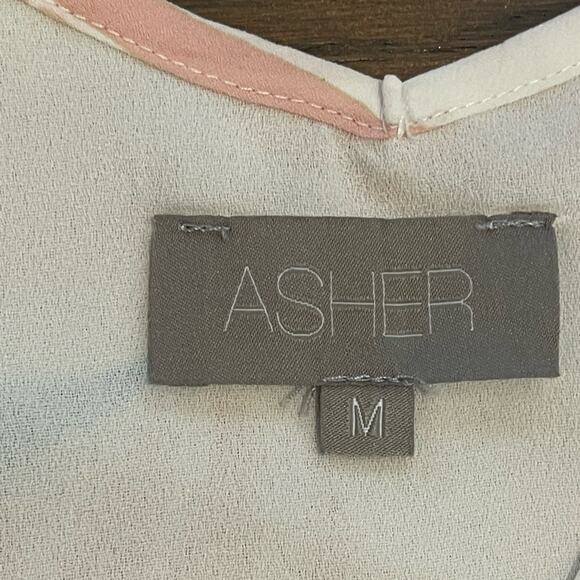 Asher Winnie Birds of Paradise Floral Pattern Mini Slip Dress Size Medium - Picture 6 of 7